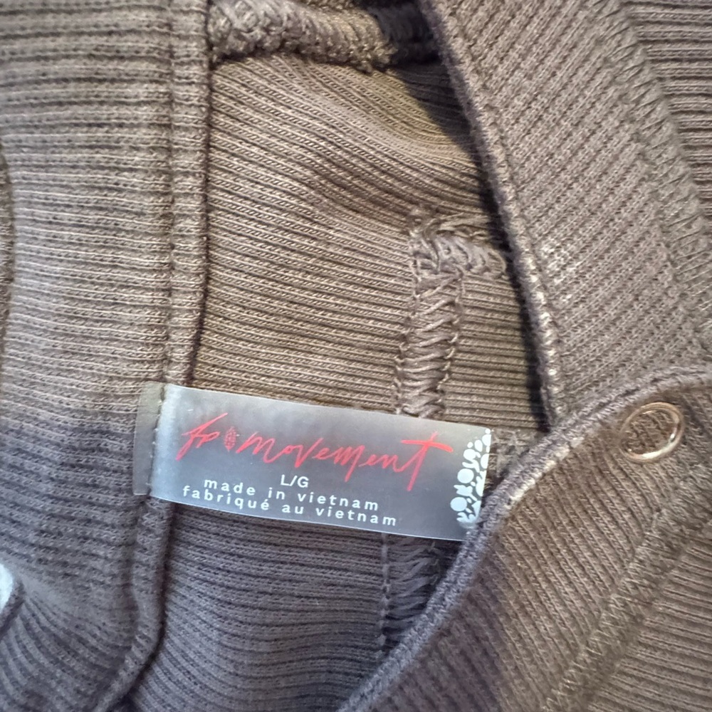 Free People Kickoff Solid Layer Henley Driftwood - image 5